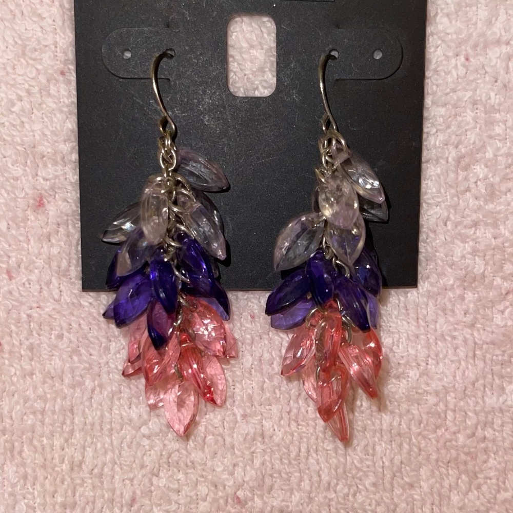Multicolored beaded earrings